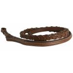  Plain Raised Laced Reins with Hook Stud Ends