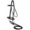  Fancy Raised Padded Comfort Crown Bridle with Fancy Raised Laced Reins