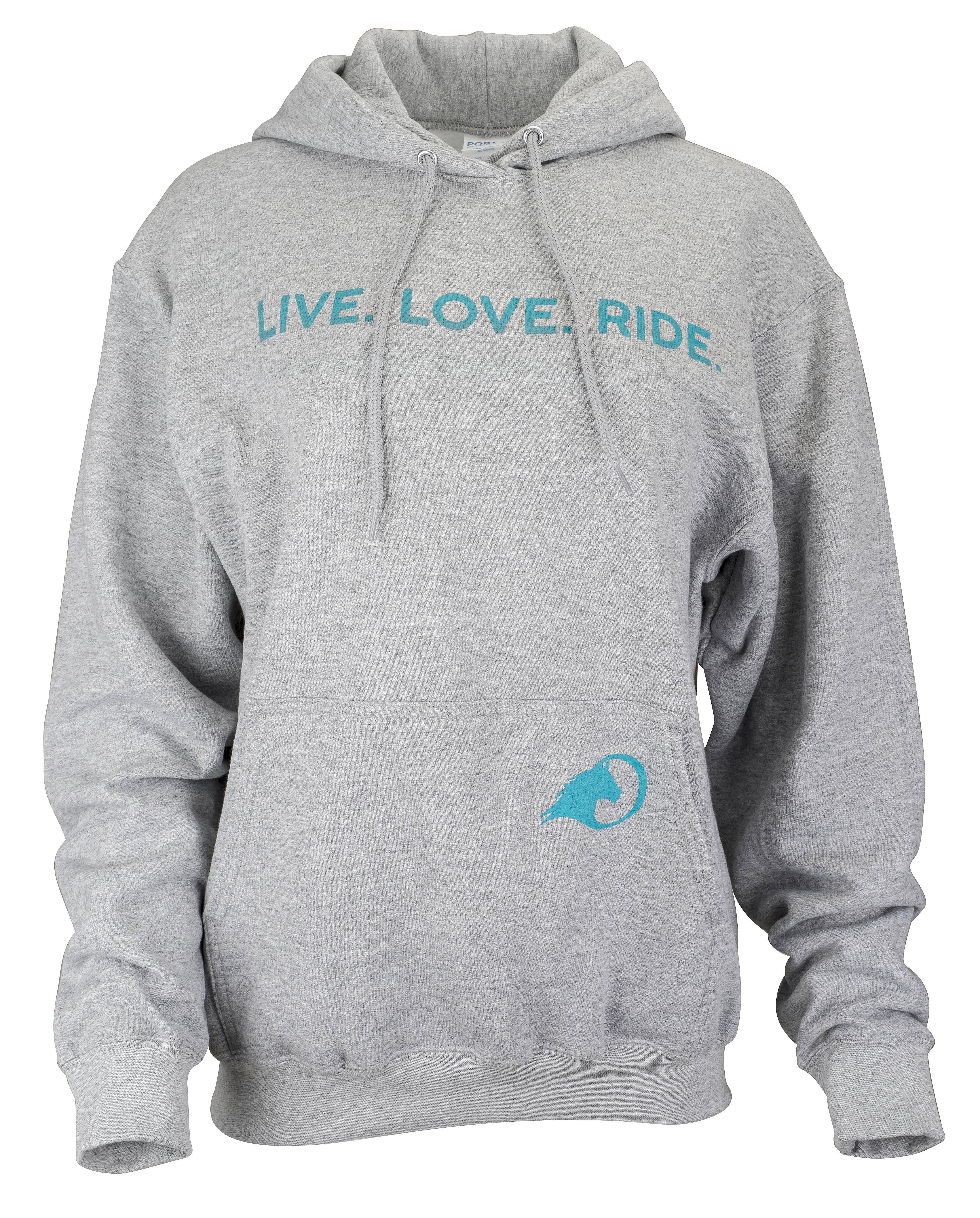 OEQ Live Love Ride Hoodie OakEquestrian