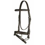  Plain Raised Padded Event/Dressage Combo Bridle less Reins